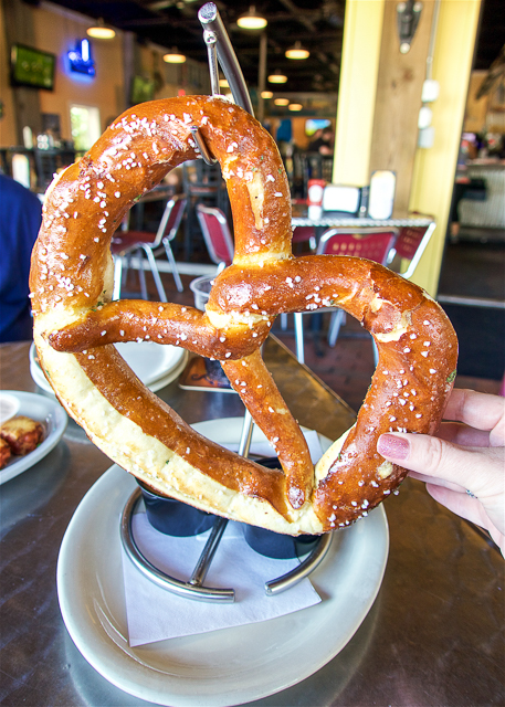 Giant Pretzel at The Salty Pelican - Amelia Island, FL - CRAZY good! Giant Pretzel at The Salty Pelican - Amelia Island, FL - CRAZY good!