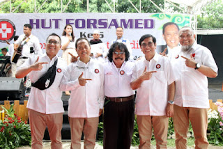 Hut Forsamed ( FORUM SAHABAT MEDIKA)diadakan di Klinik Jantung  Sehat Cirebon