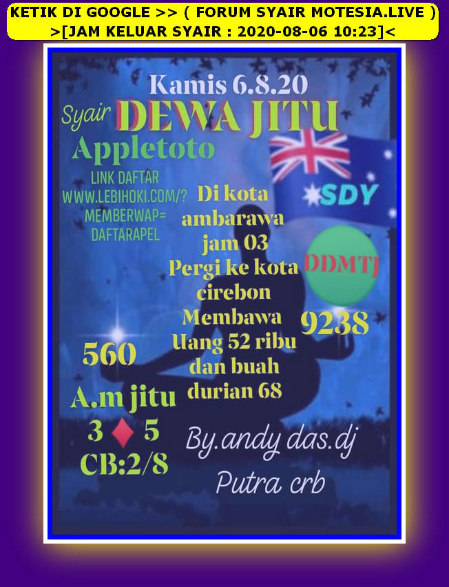 SYAIR SYDNEY ASIKTOTO