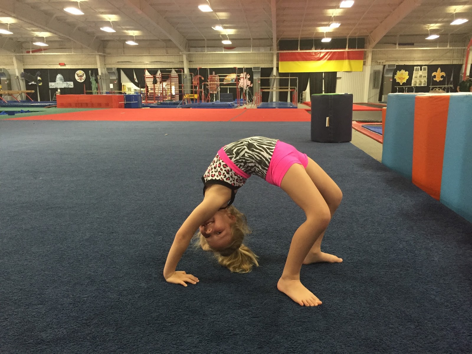 Courtright Family Cartwheels, Hand Stands, and Back Handsprings