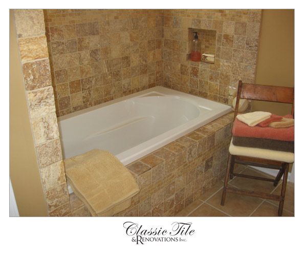 Classic Tile And Renovations of Charlotte North Carolina Bathtub