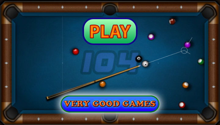 A screenshot from the game Billiard Blitz Challenge - a link for playing online for free on the gaming blog Very Good Games