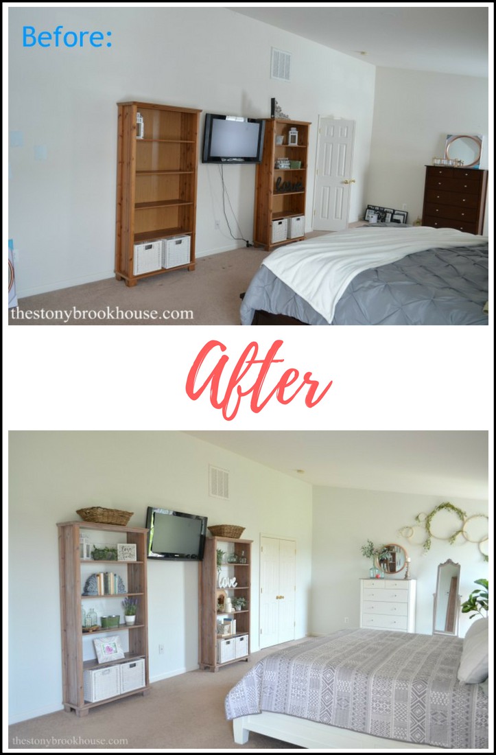 Master Bedroom Before & After 