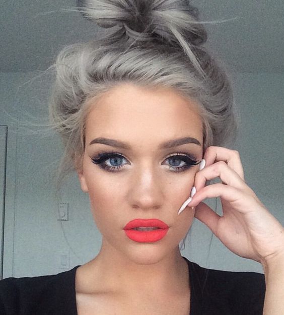 Cabelos tendências 2016 - Cabelo cor cinzenta, corte cabelo Cabelos tendências 2016 - Cabelo cor cinzenta, corte cabelo