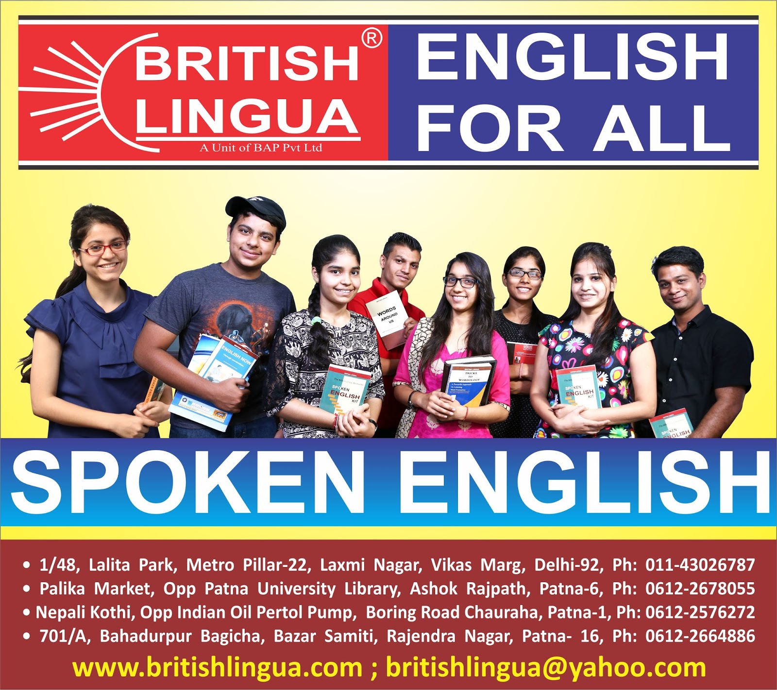 English spoken here. Spoken English. Spoken English classes. English speaking Zone.