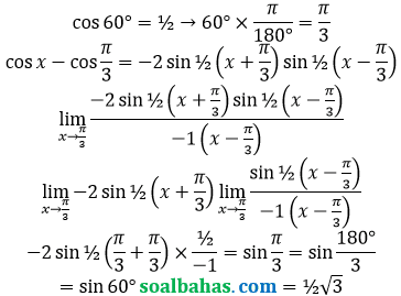 bahas pg limit cos per x
