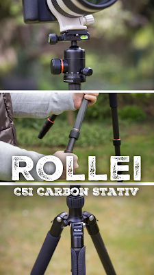 Gear of the Week #GOTW KW 17 | Rollei C5i Carbon Stativ | Leichtes Stativ für Outdoor Fotografie | Sehr gute Handhabung