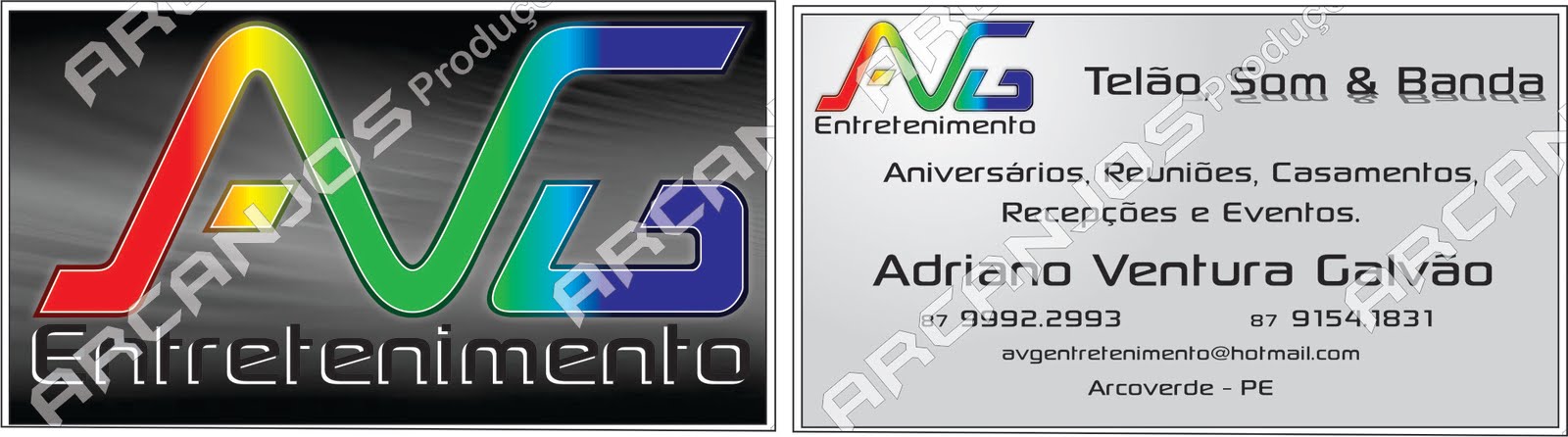 design gráfico 7 arcanjos produções