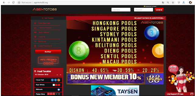 Agen Toto 88 Situs Agen Togel Live Casino Online Teraman Terpercaya Di Indonesia