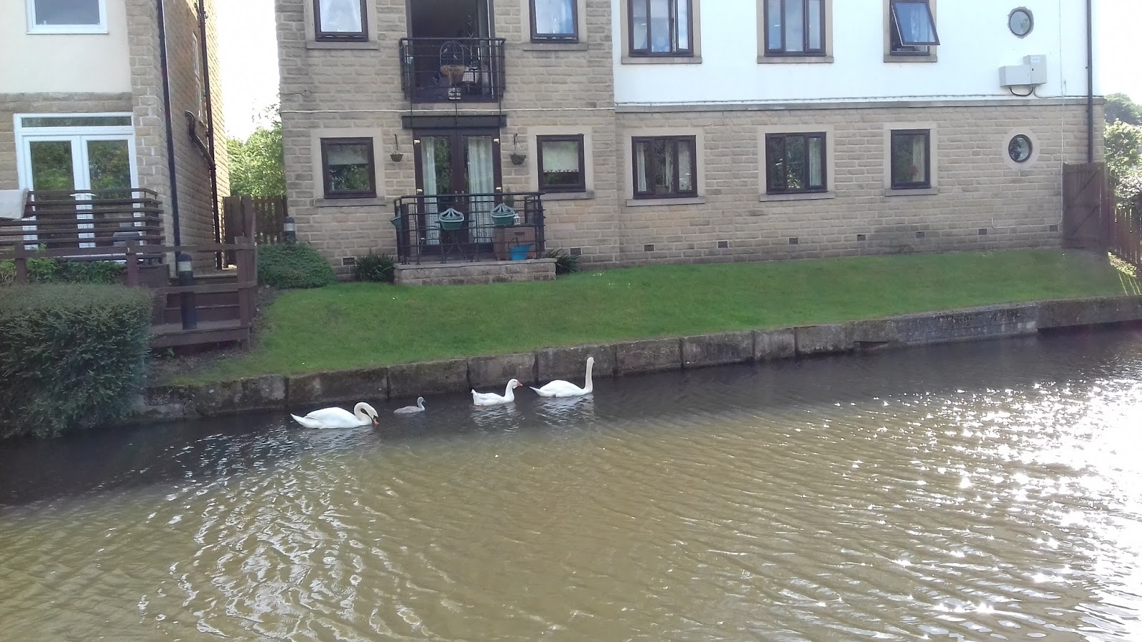 Narrowboat Ellis Wakefield to Skipton...Apperley Bridge Silsden (Bingley 5 rise staircase)