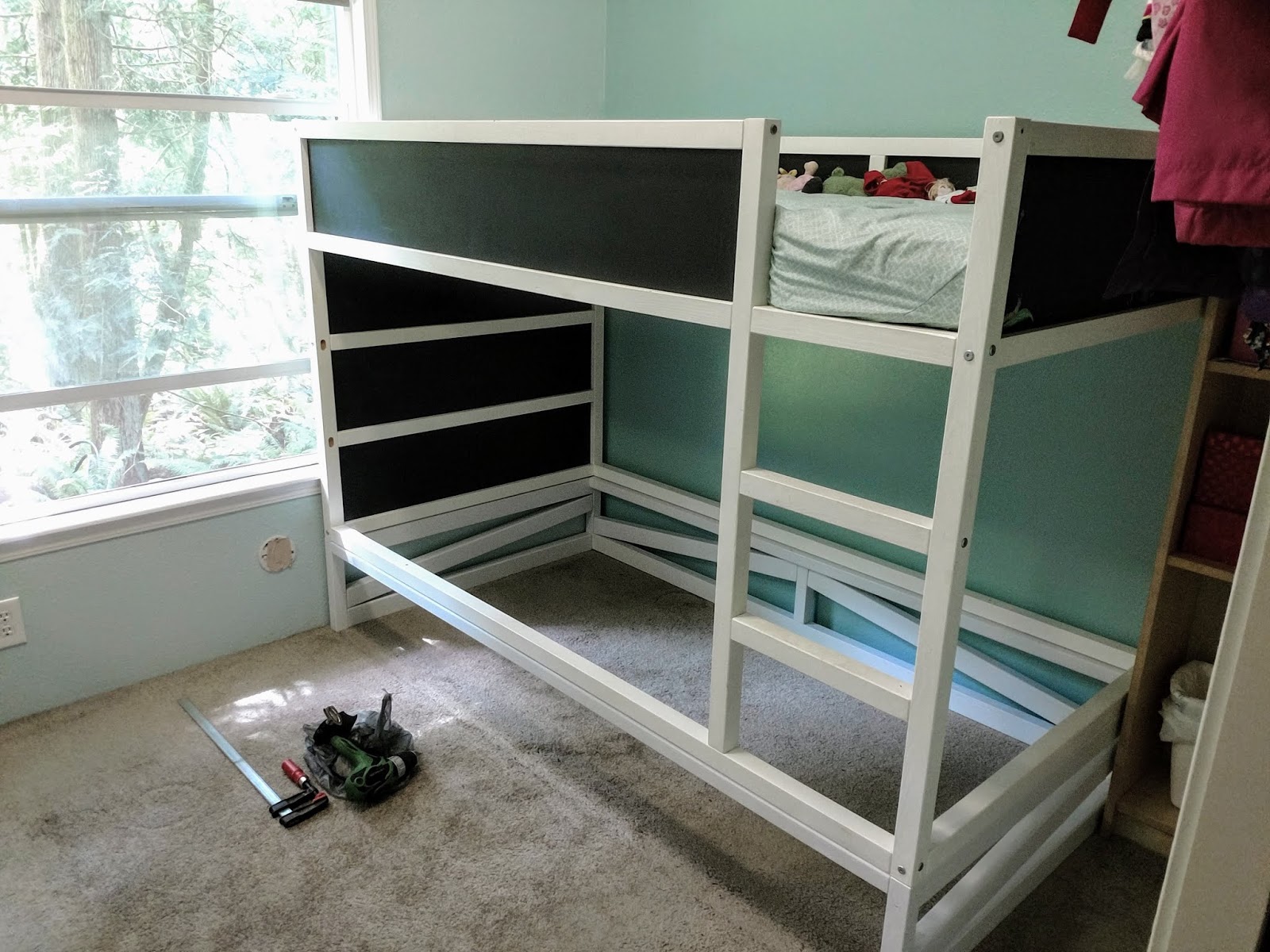 ikea kura bed with full bed under