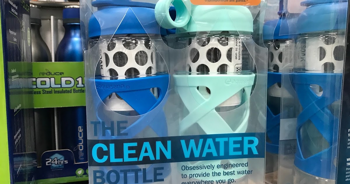 Aquasana Clean Water Bottle Filter Bottle (2 pack) Costco Weekender