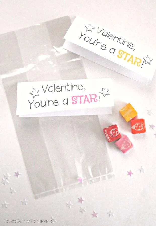 Valentines Treat Bag Toppers