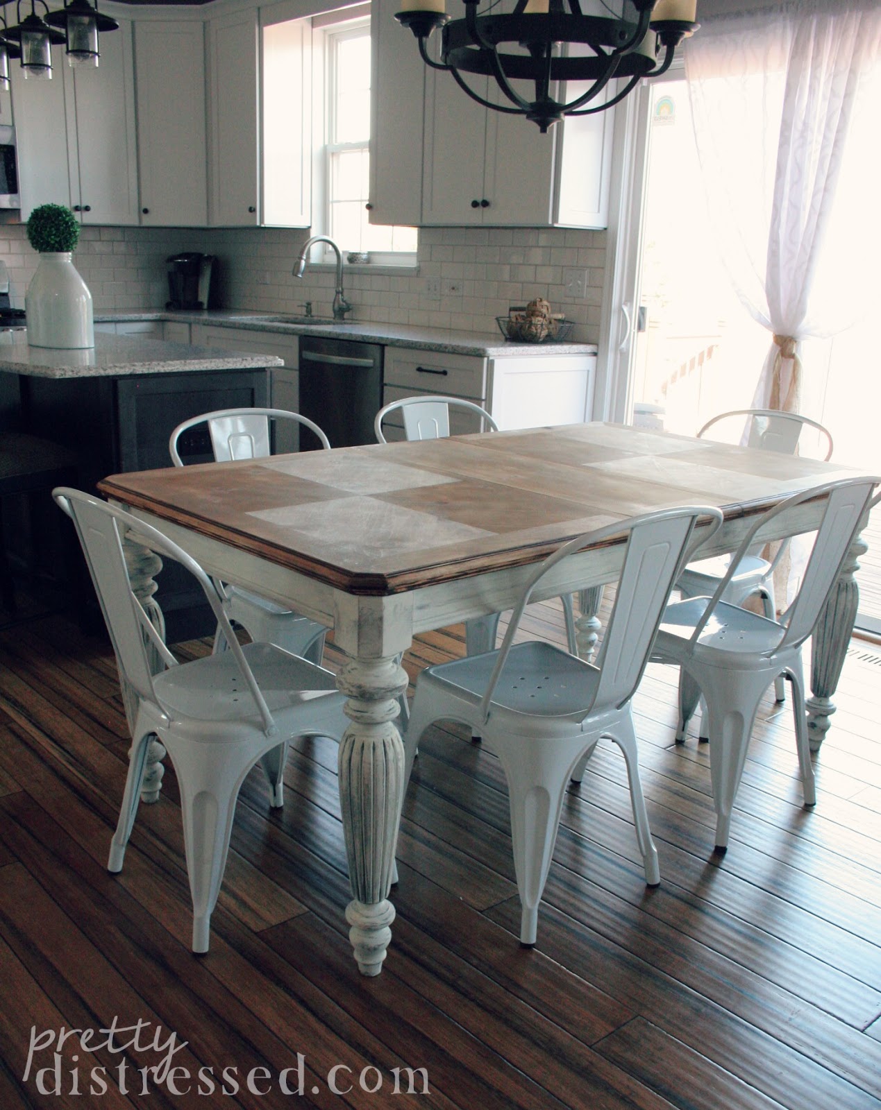 Pretty Distressed The Making Of A Farmhouse Table Farmhouse Table