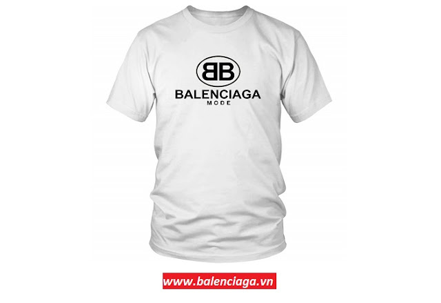 Thời trang nam: Áo thun Balenciaga BB Mode white cho cả nam và nữ 51-ojg2x-eL