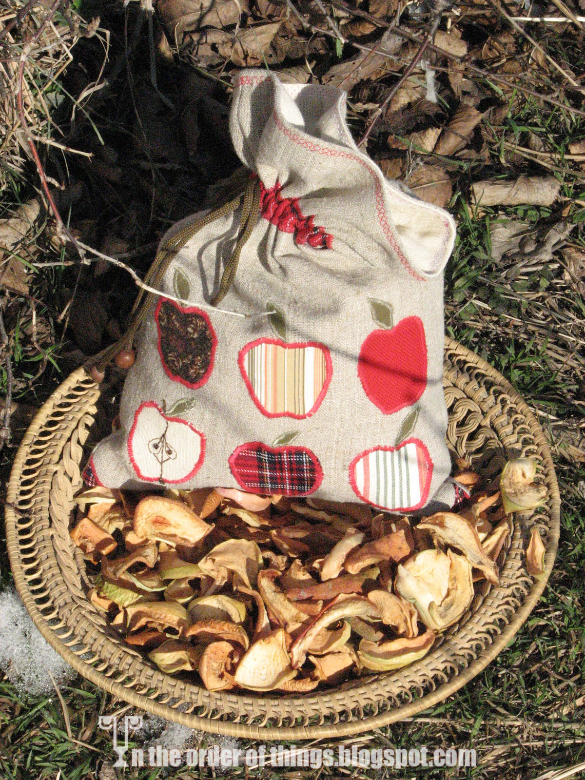 мешочек яблок