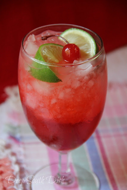 Cherry limeade, made with lemon-lime soda, cherry syrup, a splash of maraschino cherry juice, and fresh squeezed lime juice, is a refreshing and delicious summer drink.