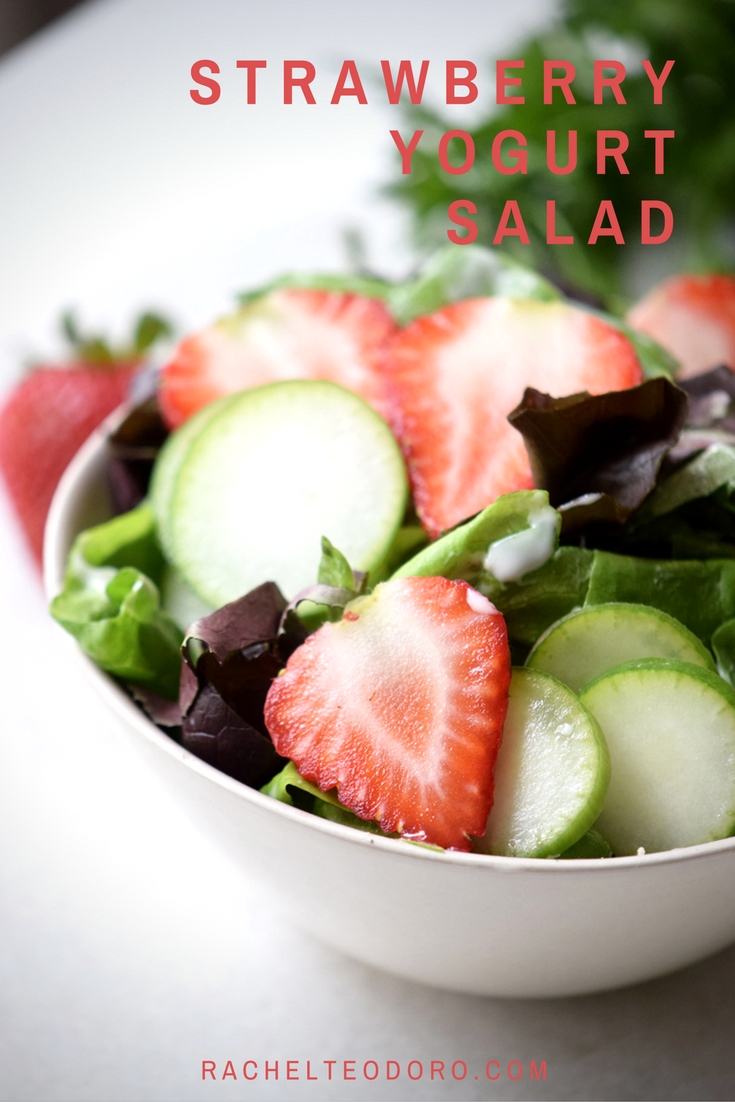 Strawberry Yogurt Salad Recipe Rachel Teodoro