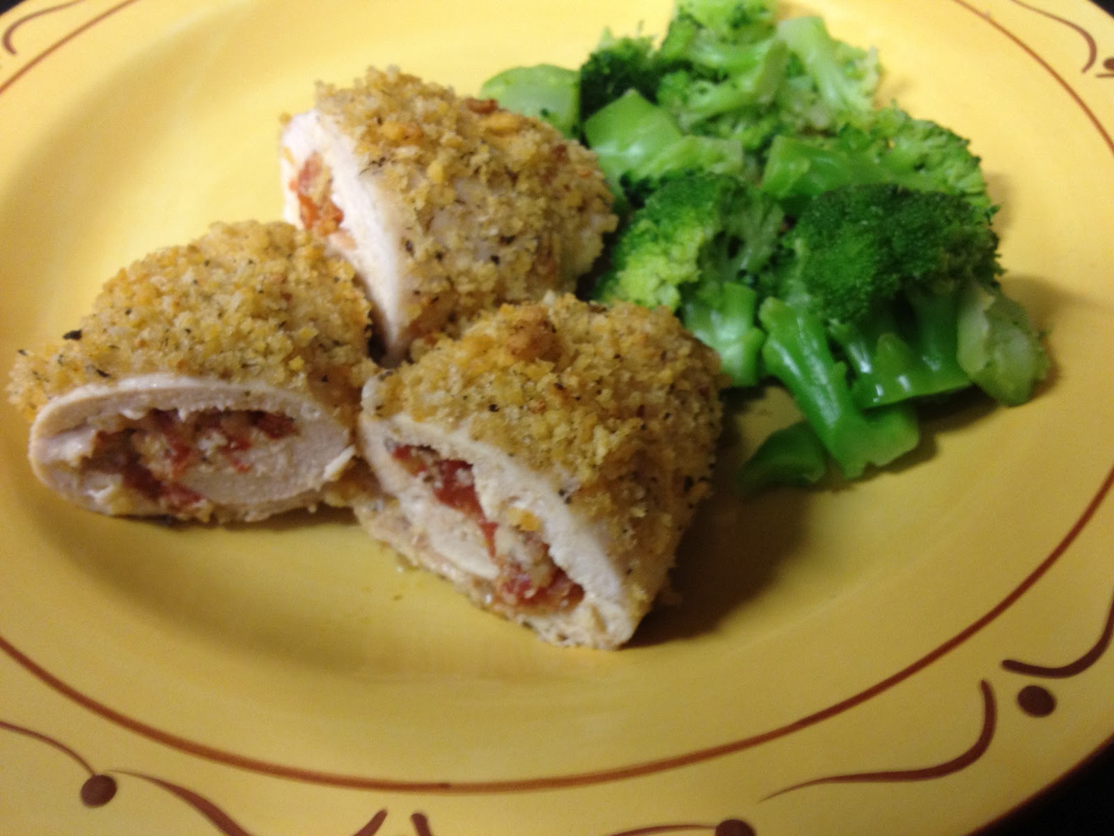 Cooking with Alphonse Italian Herb Crusted Chicken Rolls