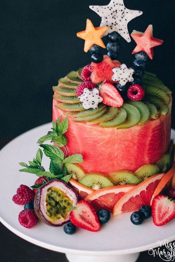 Watermelon Cakes Are Summer's Most Refreshing Trend. Watermelon Cakes Are Summer's Most Refreshing Trend #purewow #dessert #food #recipe #fruit #summer #trends #cake #paleo #news #PaleoFood