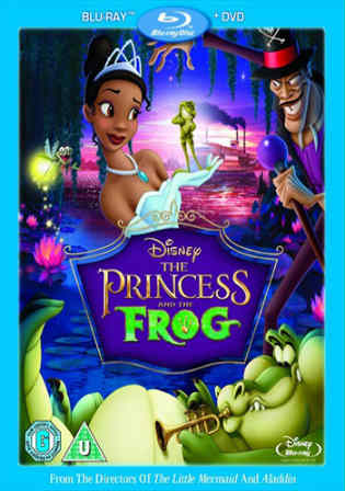 The Princess and the Frog 2009 BRRip 300MB Hindi Dual Audio 480p