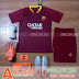 Áo As Roma 2018 Màu Bã Trầu Giá Rẻ