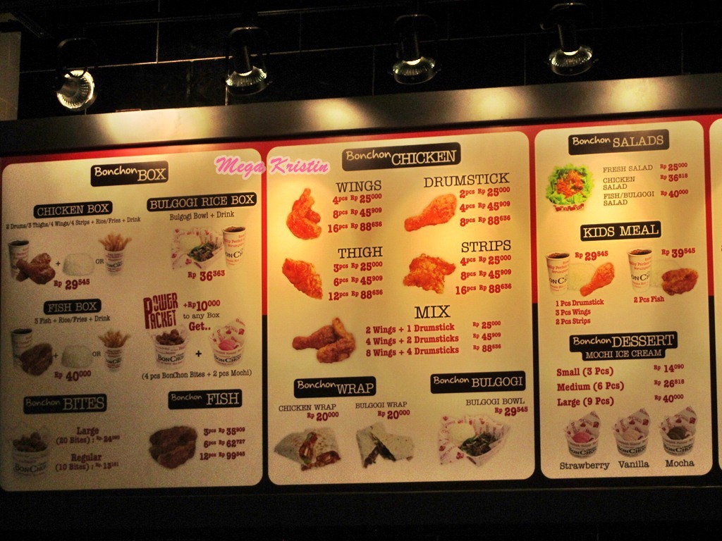 BonChon ChickenKota Kasablanca, South Jakarta Mega Kristin