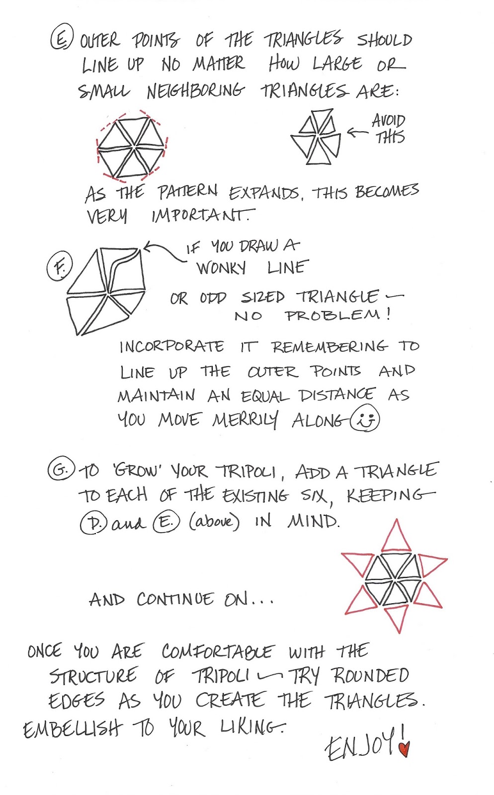 Tickled To Tangle Tips for Tangling TRIPOLI