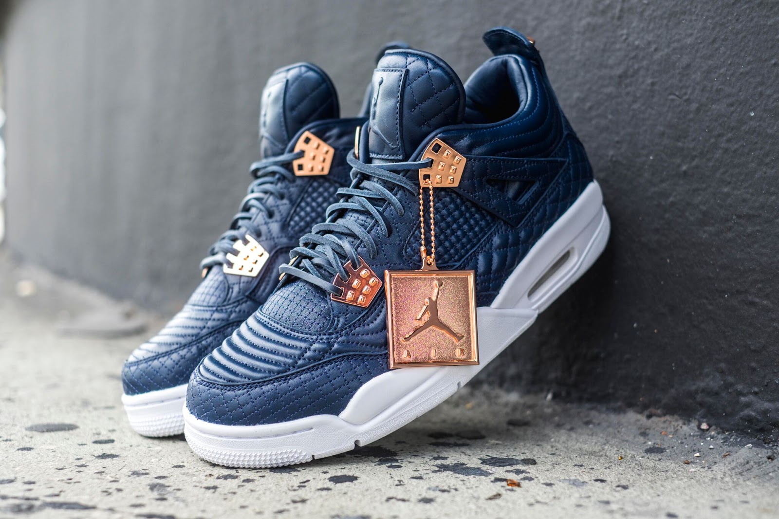 jordan 4 navy blue