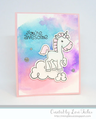 You're Awesome card-designed by Lori Tecler/Inking Aloud-stamps and dies from Paper Smooches You're Awesome card-designed by Lori Tecler/Inking Aloud-stamps and dies from Paper Smooches