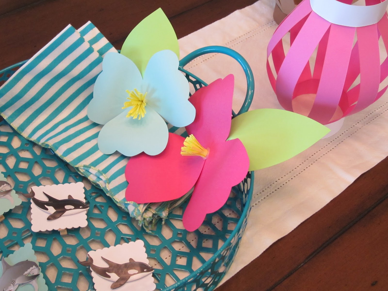 Homemade Luau Party design sprinkle