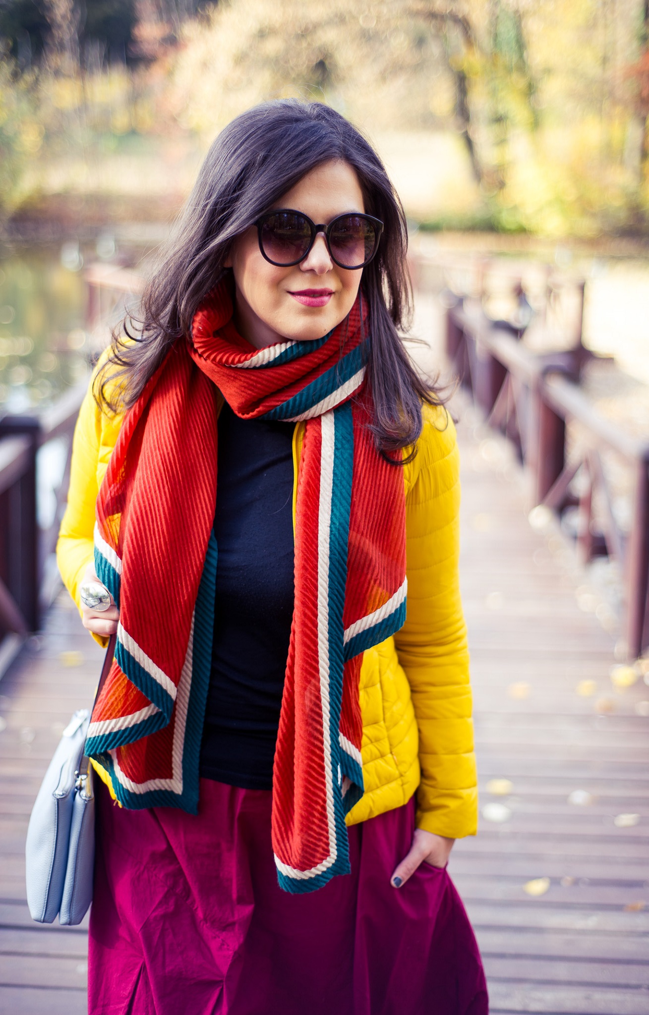 michael kors scarf yellow