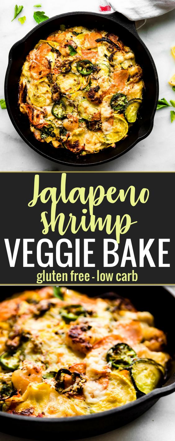 Jalapeño Shrimp Veggie Bake Jalapeño Shrimp Veggie Bake