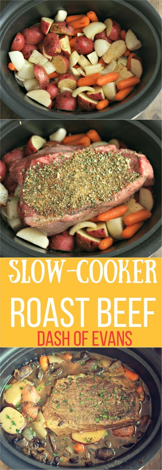 SLOW-COOKER ROAST BEEF SLOW-COOKER ROAST BEEF