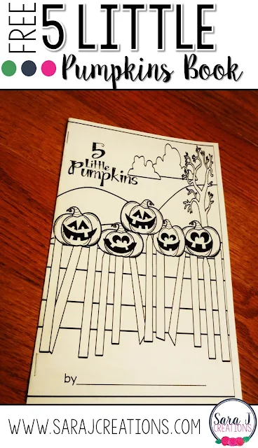Free printable Five Little Pumpkins book