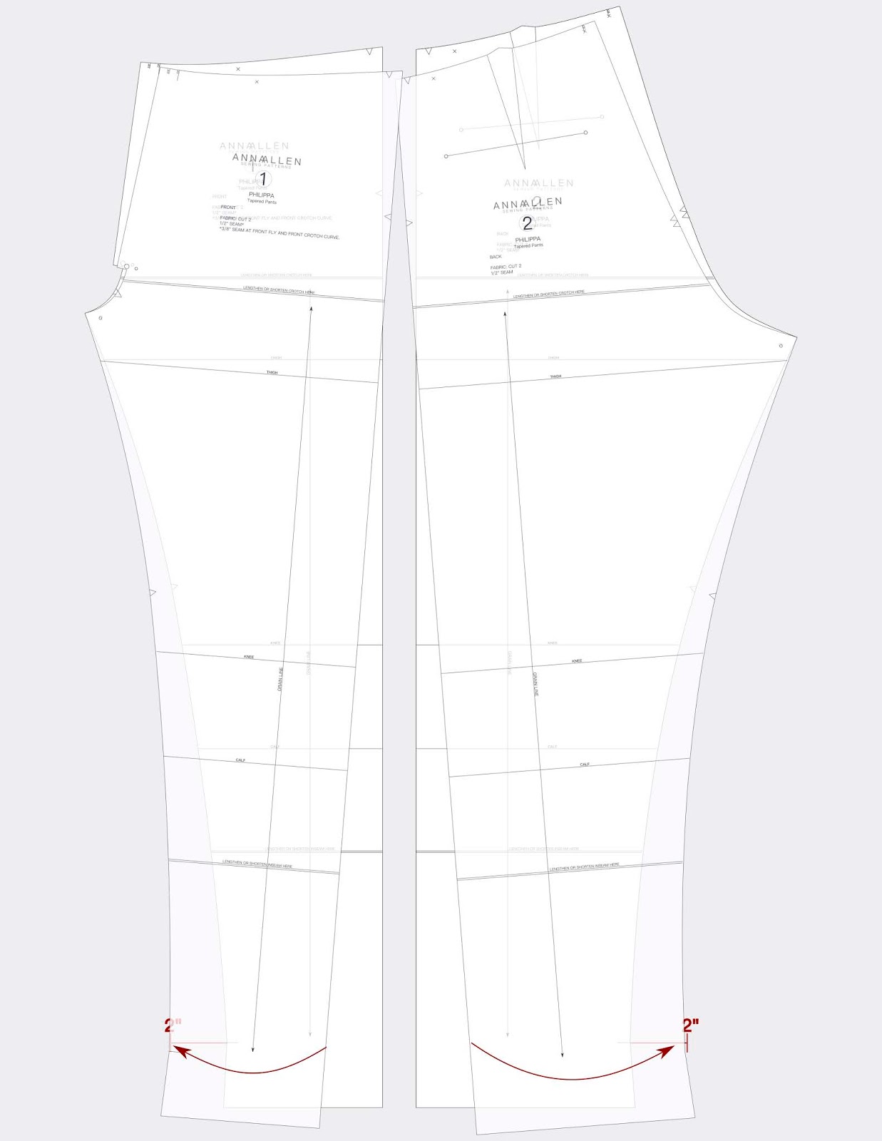 Pick Your Perfect Pants  Exploring Leg Shape  Sew Daily
