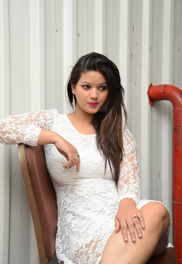 Glamour World South India Himani Latest Hot Photos in Short Dress at