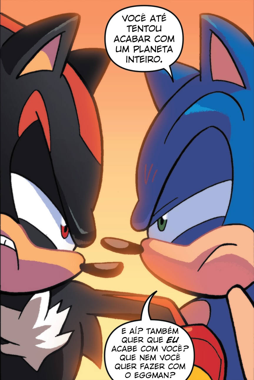 Sonic Comic Dub - Sonic & Knuckles VS Neo Metal Sonic! (IDW Sonic