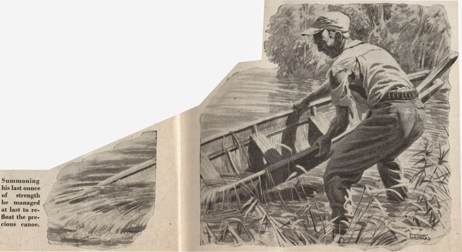 Raymond Sheppard and Wide World magazine 1956