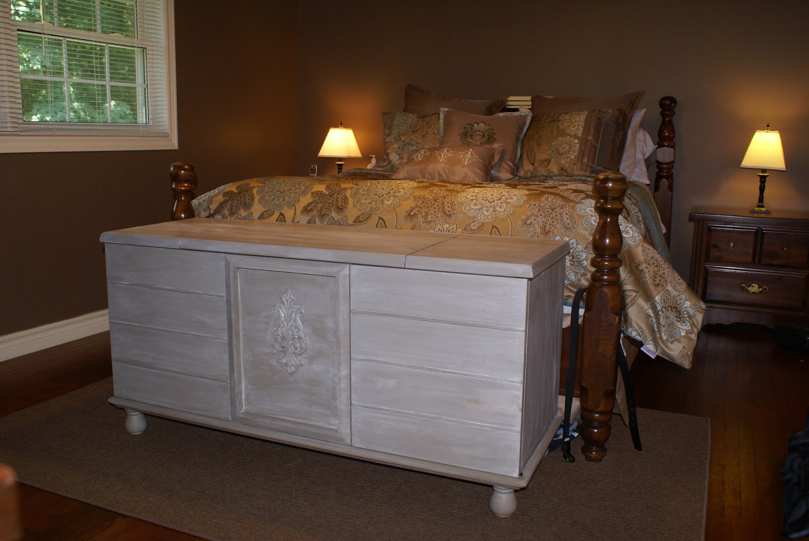 Divinely Gifted: Waxed Paint Cedar Chest