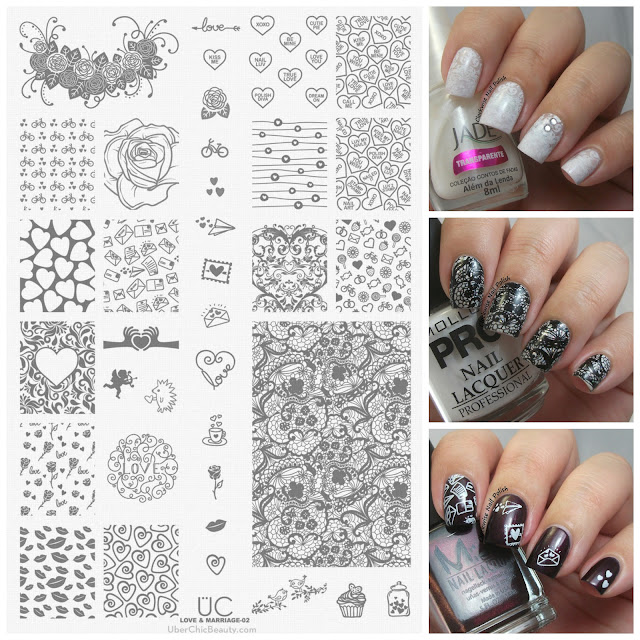 The Clockwise Nail Polish: Uber Chic Love and Marriage Stamping Plate Review