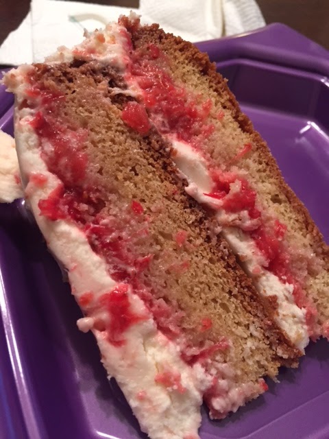 Strawberry Wacky Cake Strawberry Wacky Cake