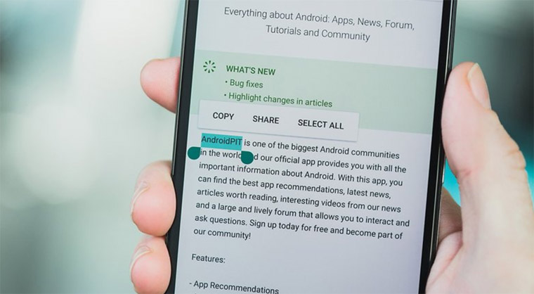 Cara Copy Paste (kopas) Teks di HP Android Cara Copy Paste (kopas) Teks di HP Android