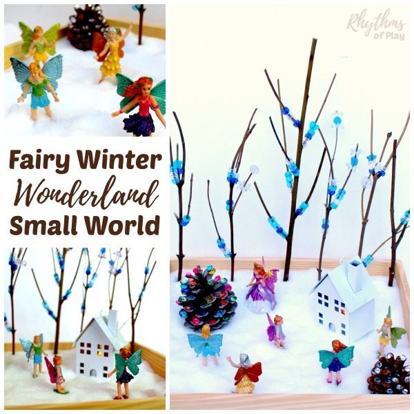 Feenhaftes Winterwunderland Kleine Welt Malvorlage