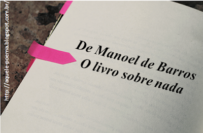 Resultado de imagem para "O Livro sobre Nada" - Manoel de Barros