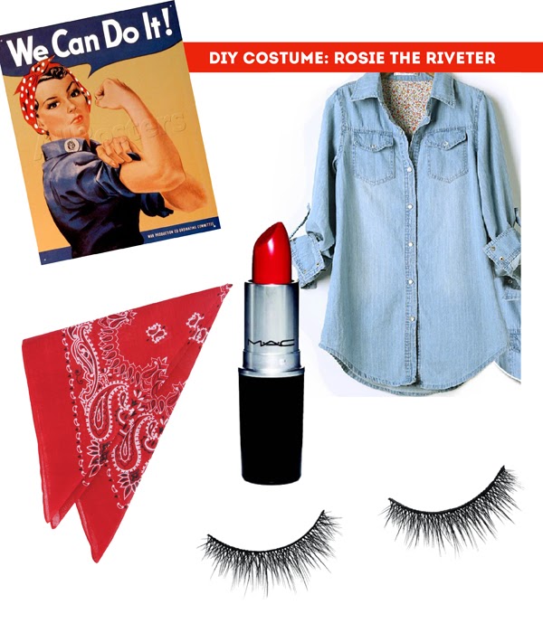 Homemade Rosie The Riveter Costume