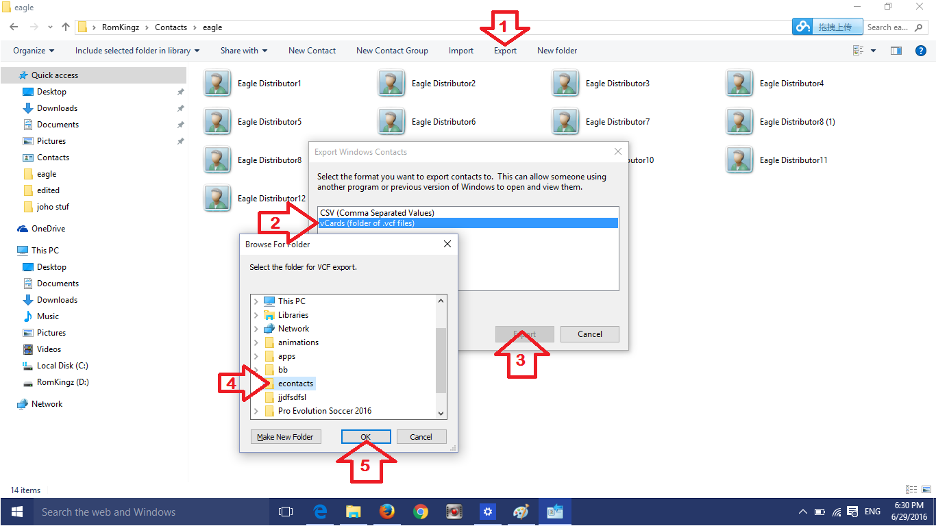 How to convert windows contacts to a single .vcf file Magelang Flasher Team