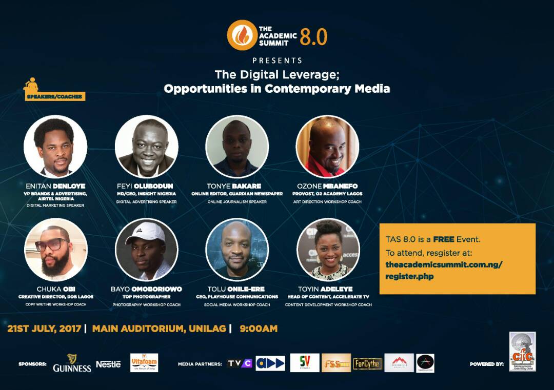 Unilag set to host the academic summit 8.0 on Friday 21st July, Dont Miss It for Any Reason Unilag set to host the academic summit 8.0 on Friday 21st July, Dont Miss It for Any Reason