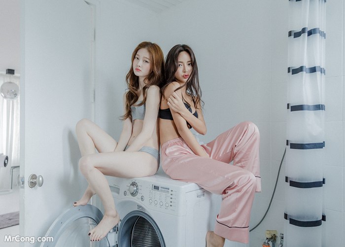 Beauties Kim Hee Jeong and Kim Bo Ram in underwear photos October 2017 (37 photos)