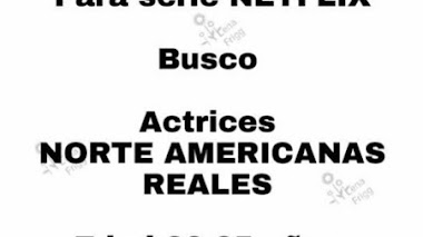 CASTING NETFLIX COLOMBIA: Se buscan actrices entre 30 - 35 años - Bogotá